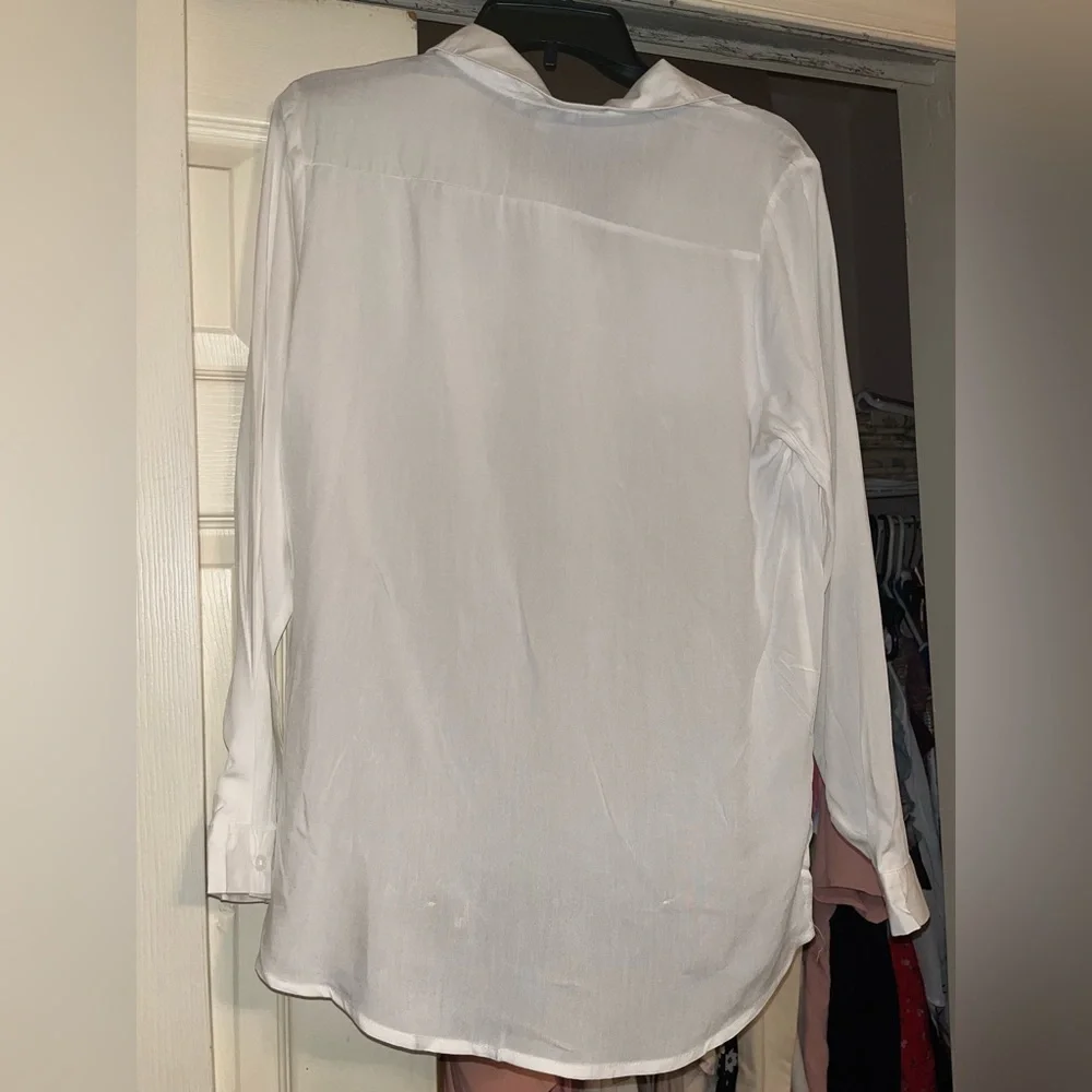 Fashion Nova Aurora Woven Top- Off white- size small *NEVER WORN* - Picture 11 of 12